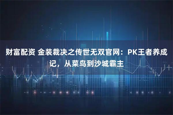 财富配资 金装裁决之传世无双官网：PK王者养成记，从菜鸟到沙城霸主